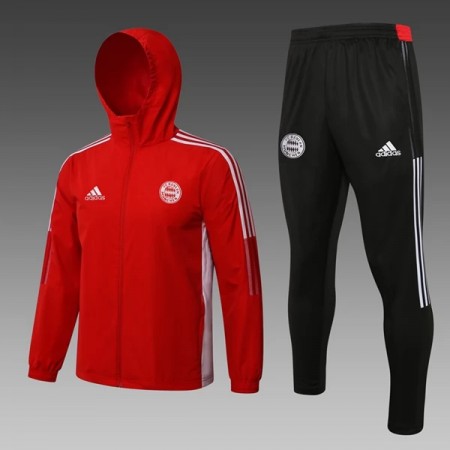 FC Bayern München Trainingsjack Windrunner-pak 2022-23 Rode